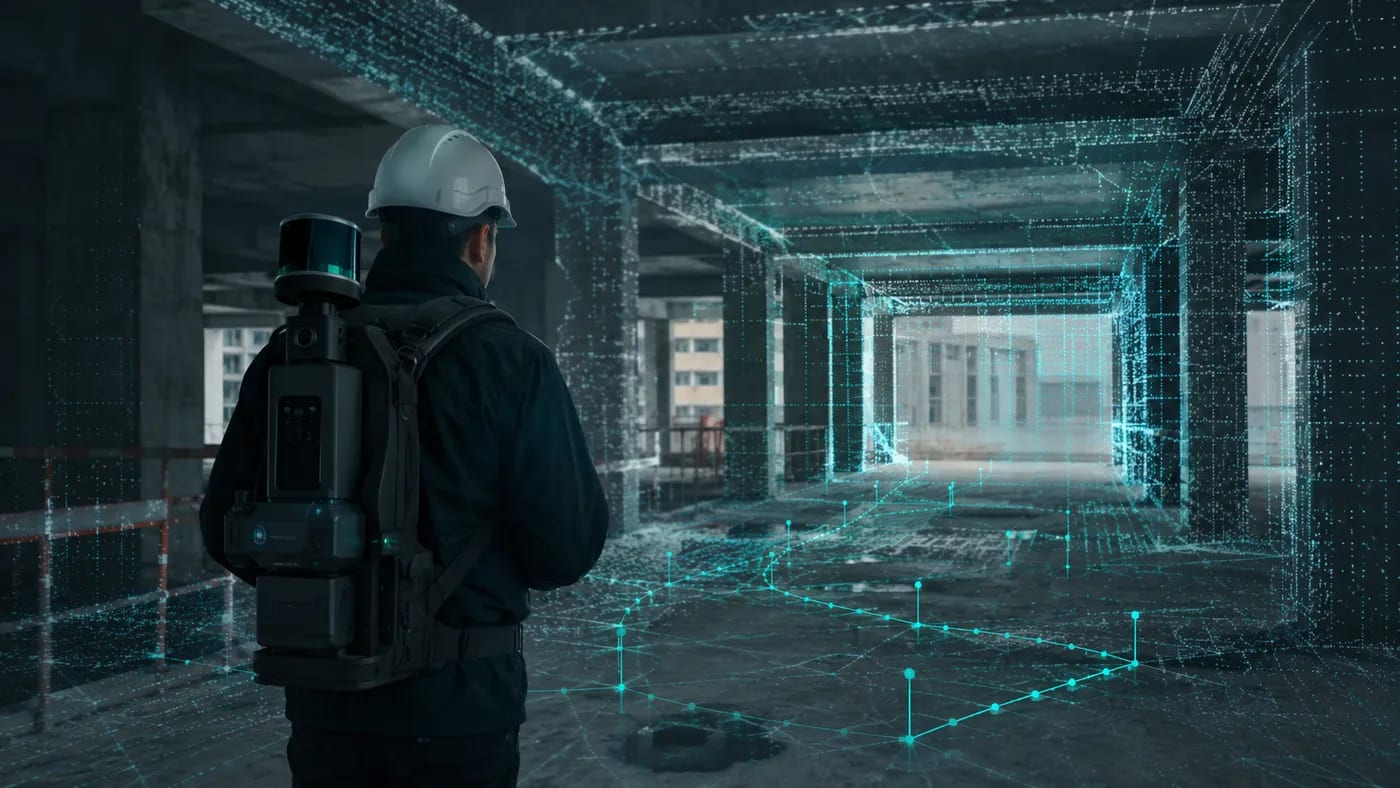 Scanere 3D portabile SLAM pe șantier: 7 avantaje în construcții