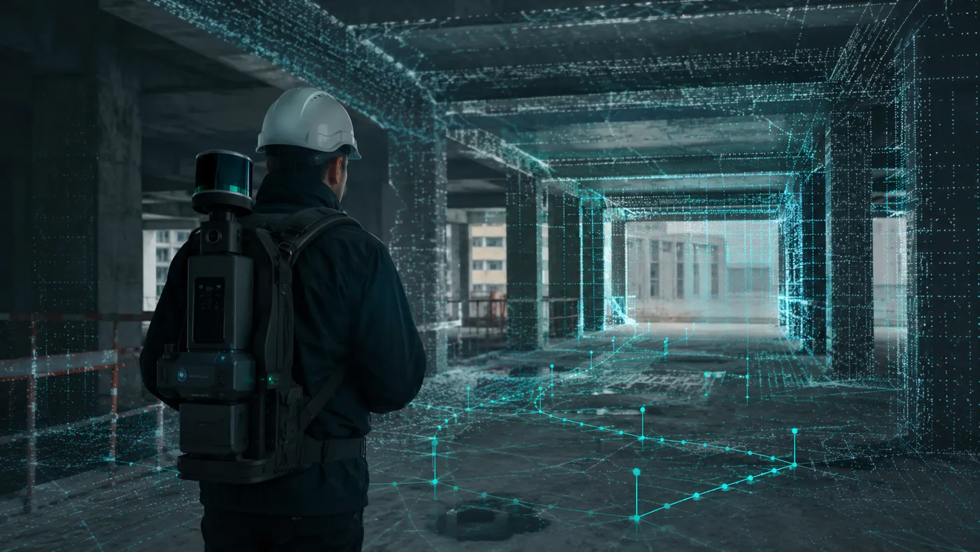 Scanere 3D portabile SLAM pe șantier: 7 avantaje în construcții