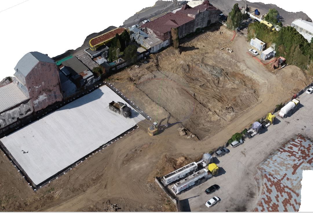 Model 3D, ortofotoplan, ridicare topografică și curbe de nivel — proiect rezidențial — imagine 4