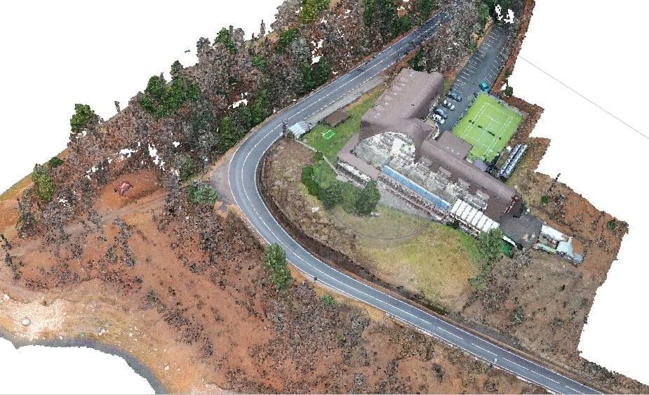 Model 3D, ridicare topografică cu curbe de nivel și ortofotoplan