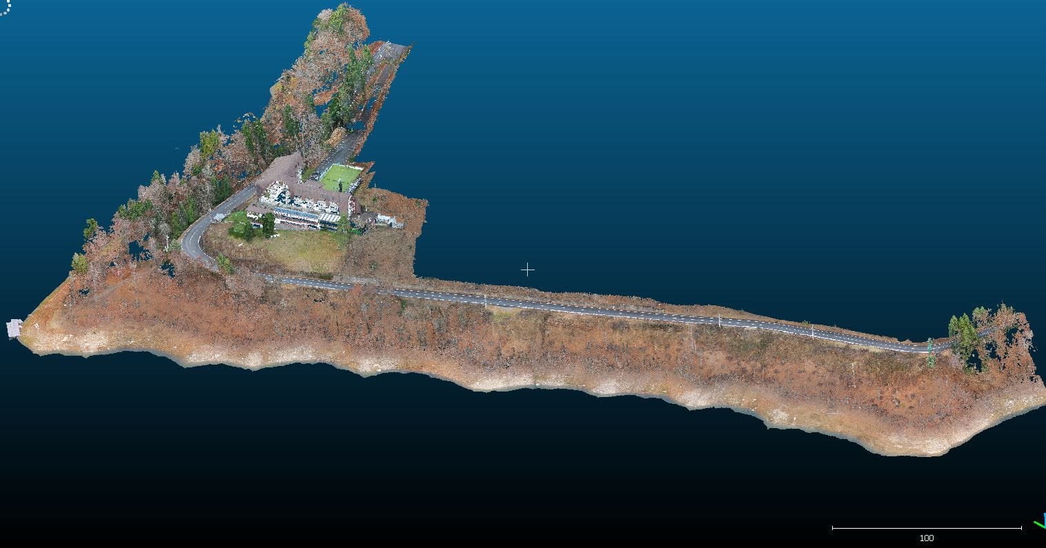 Model 3D, ridicare topografică cu curbe de nivel și ortofotoplan — imagine 2