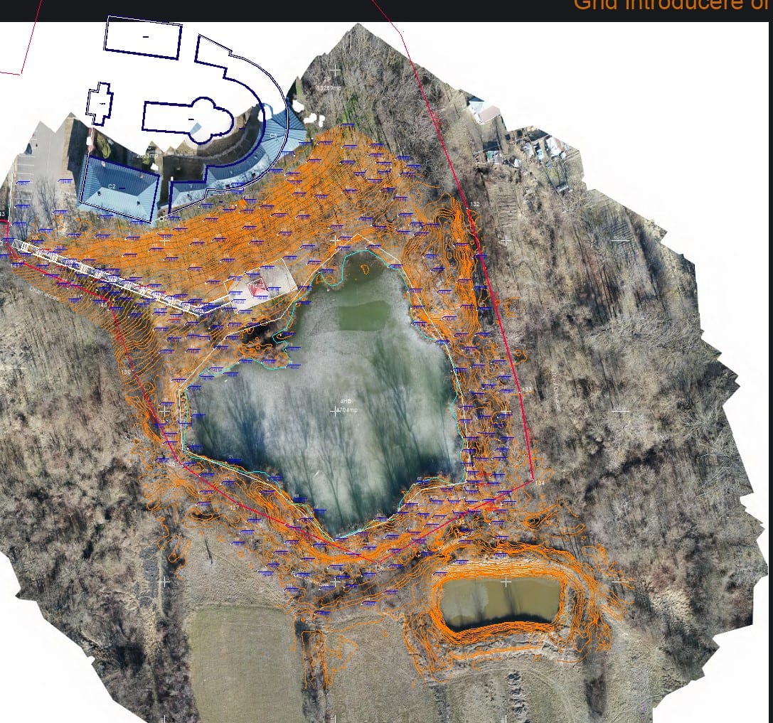 Ridicare topografică 3D și ortofotoplan din dronă — imagine 3