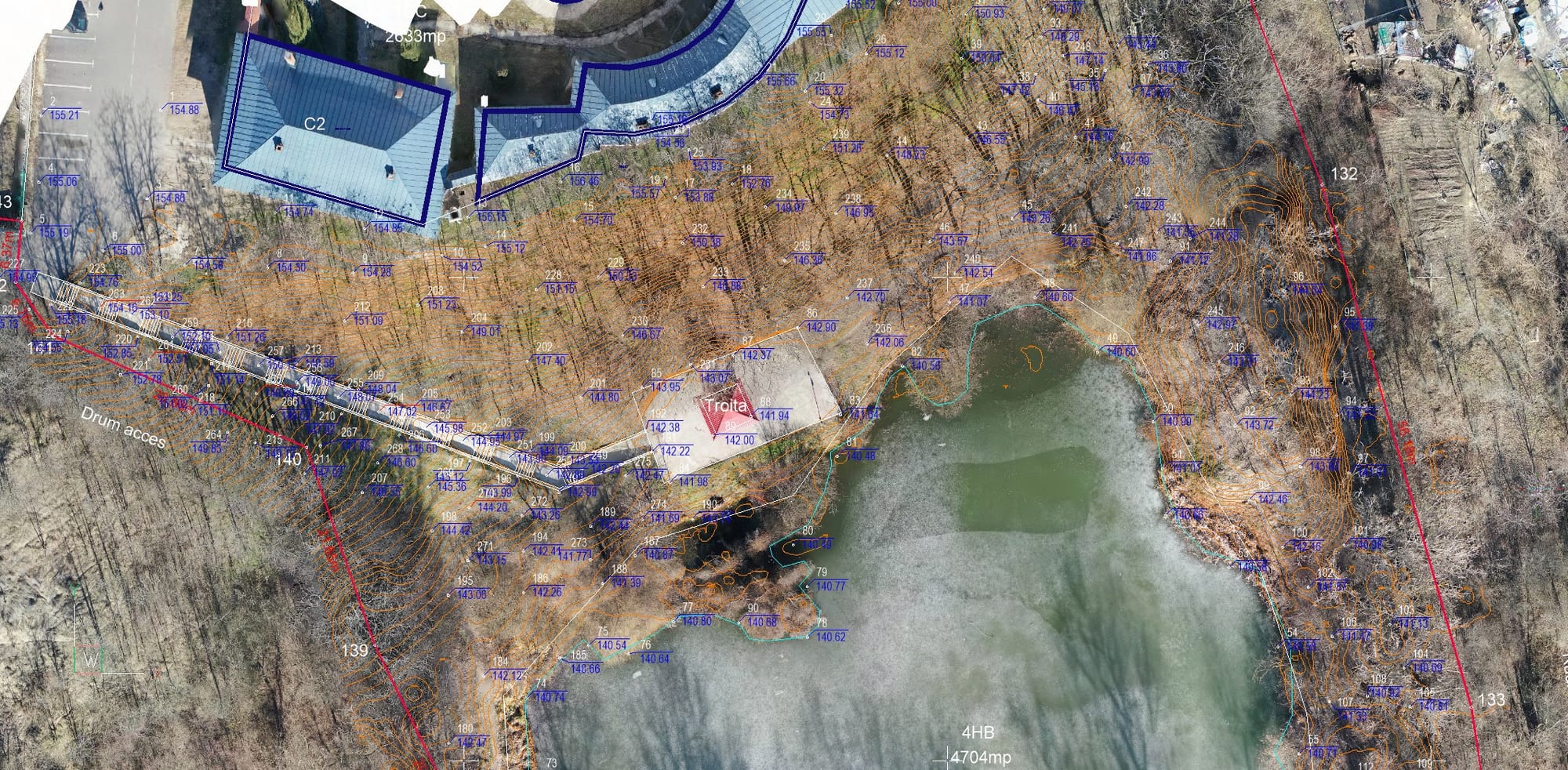 Ridicare topografică 3D și ortofotoplan din dronă — imagine 4