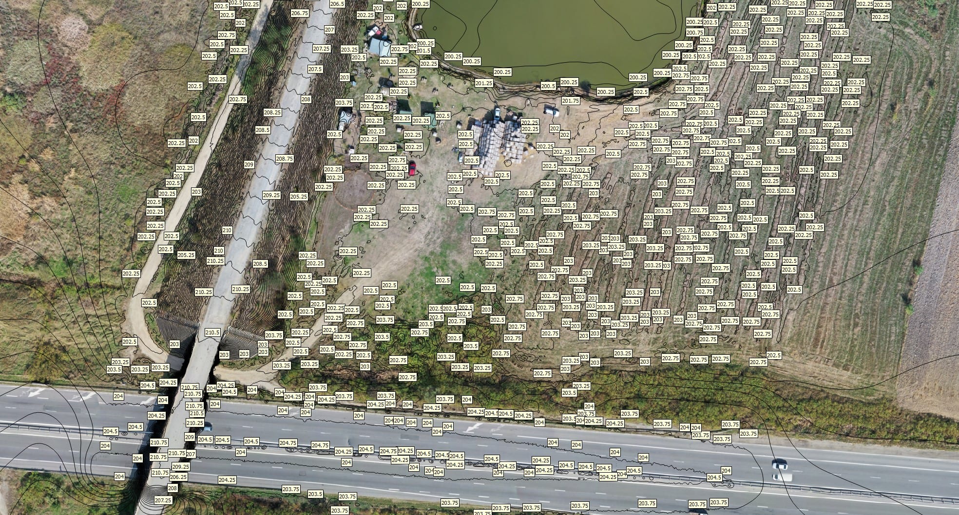 Ridicare topografică 3D și ortofotoplan din dronă