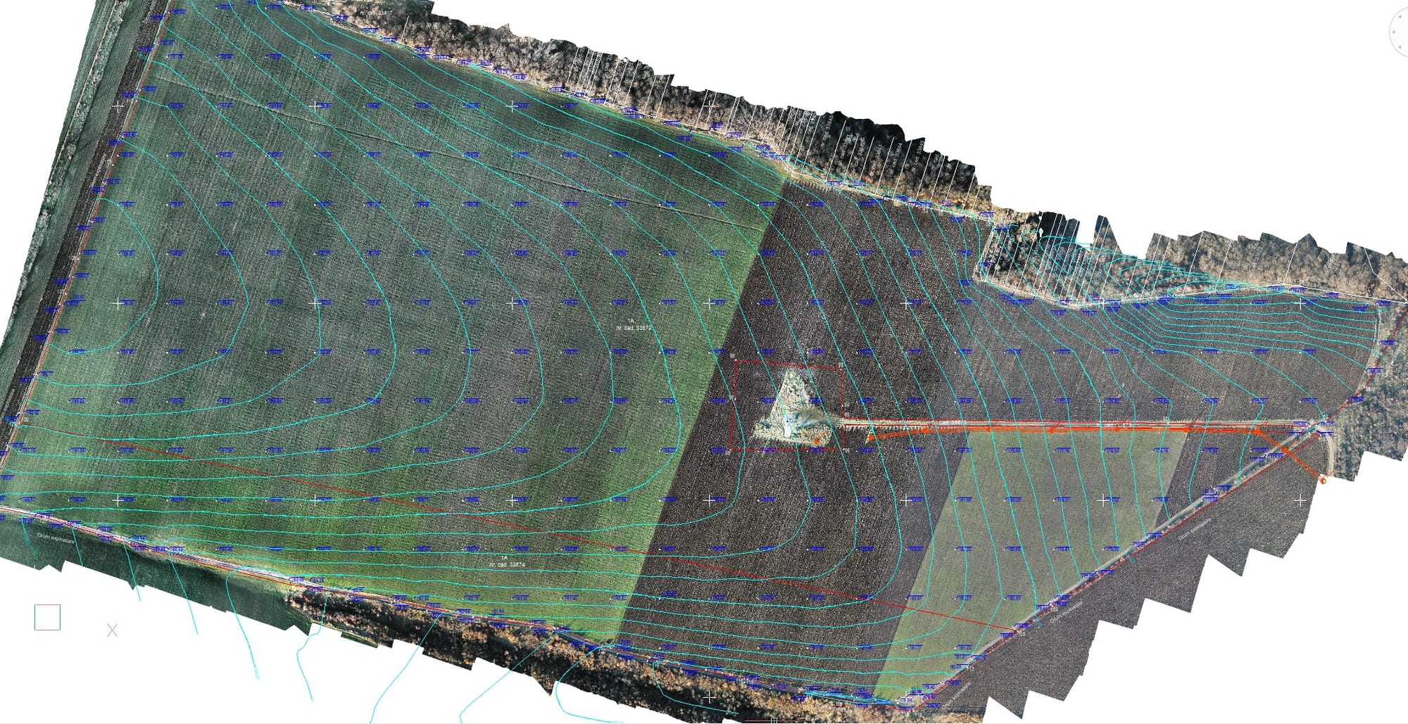 Ridicare topografică 3D și ortofotoplan din dronă — imagine 3