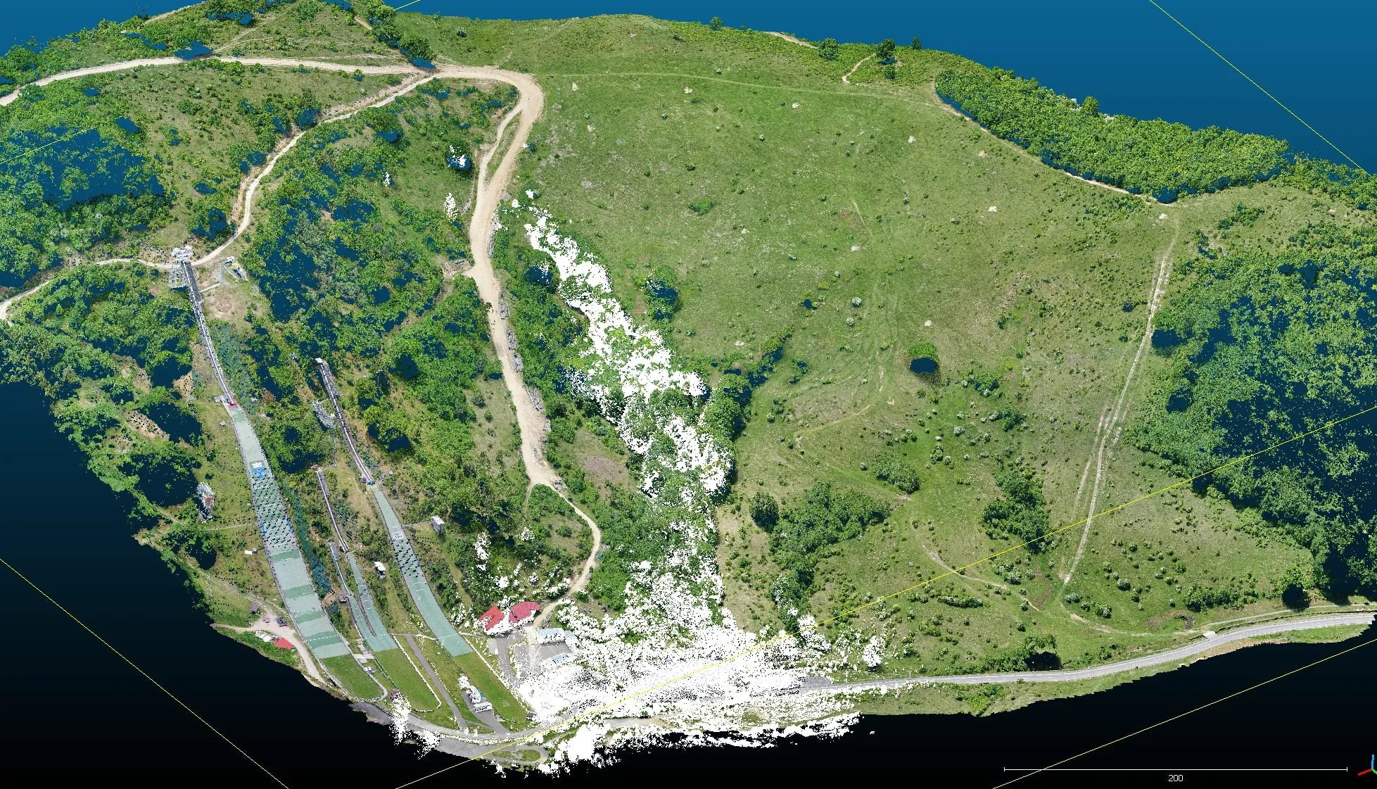 Ridicare topografică, ortofotoplan din dronă și model 3D — imagine 1