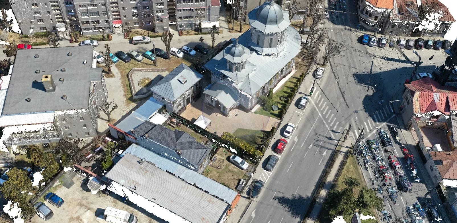 Ridicare topografică, ortofotoplan și model 3D — biserică