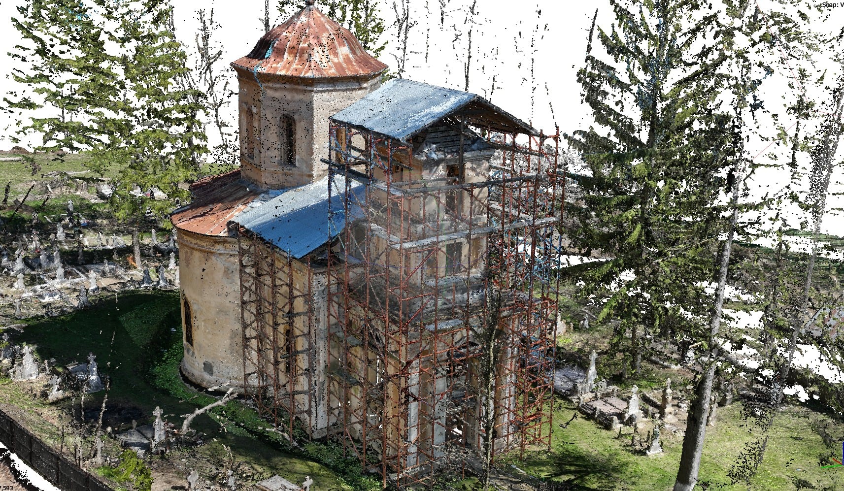 Scanare 3D a Mănăstirii Râncăciov din Călinești — restaurare și documentație tehnică — imagine 5