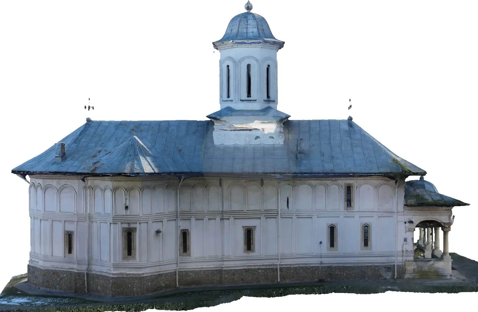 Scanare 3D fațade monument și fotogrametrie din dronă