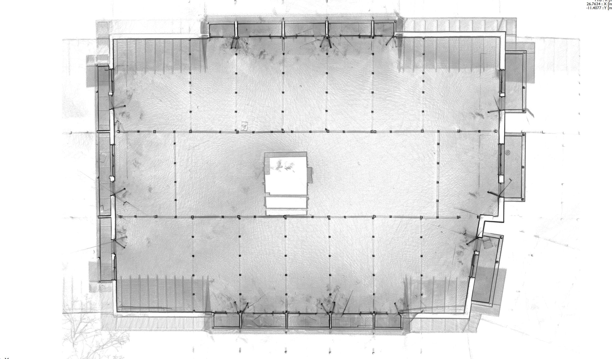 Scanare 3D și actualizare cadastrală — modernizarea clădirii dezafectate din Mioveni — imagine 4