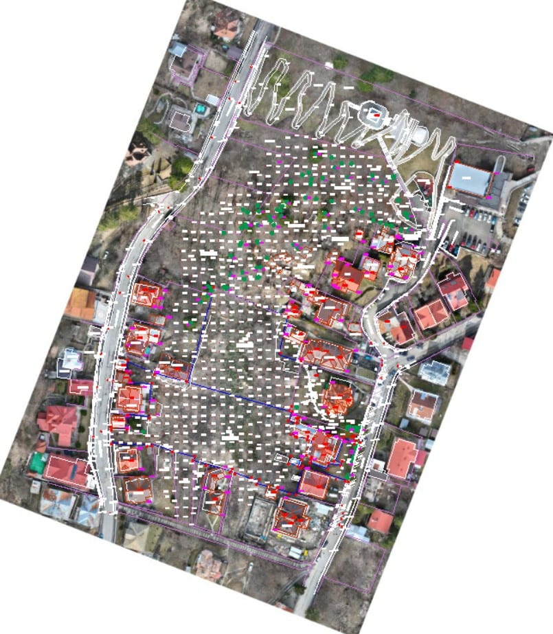 Scanare 3D și fotogrametrie pentru 4 ha din Sinaia — construcția blocurilor integrate arhitectural și urbanistic — imagine 2