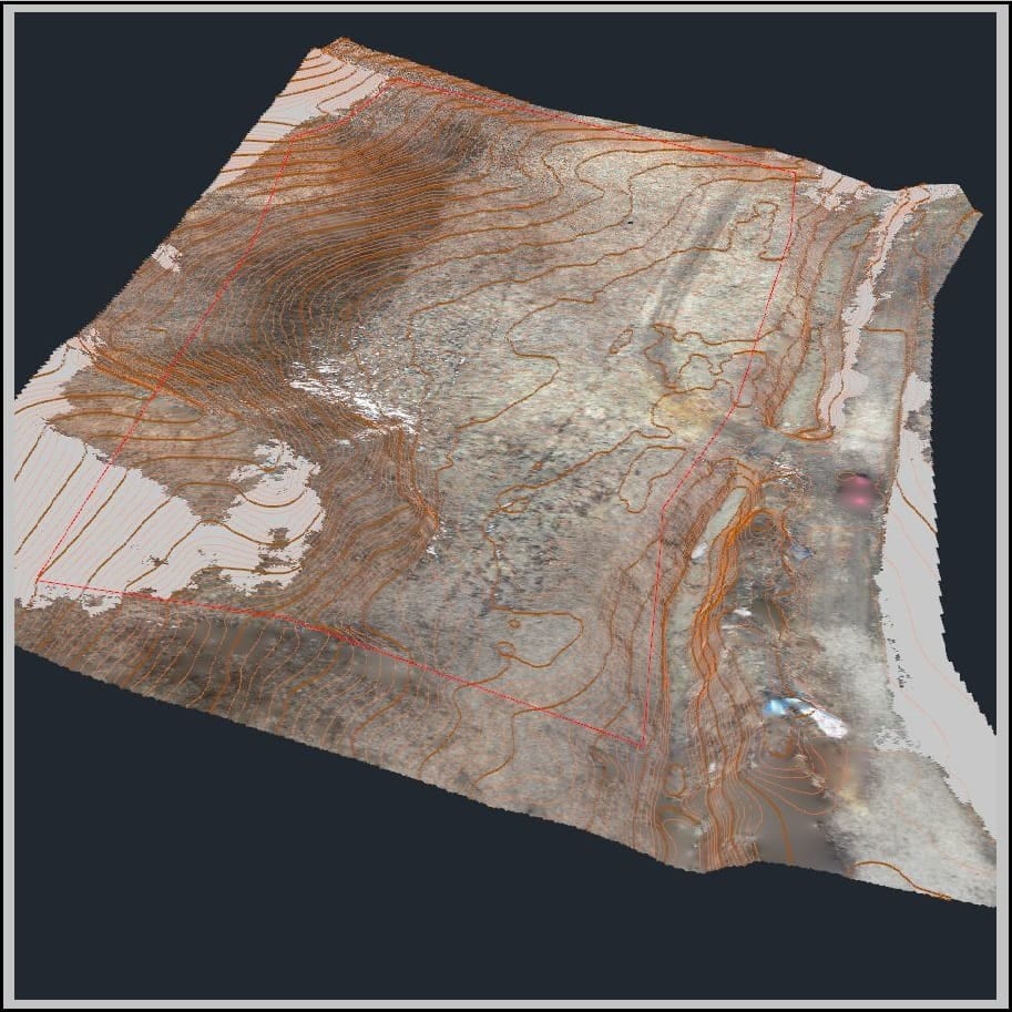 Scanare și modelare 3D teren — casă de vacanță — imagine 1