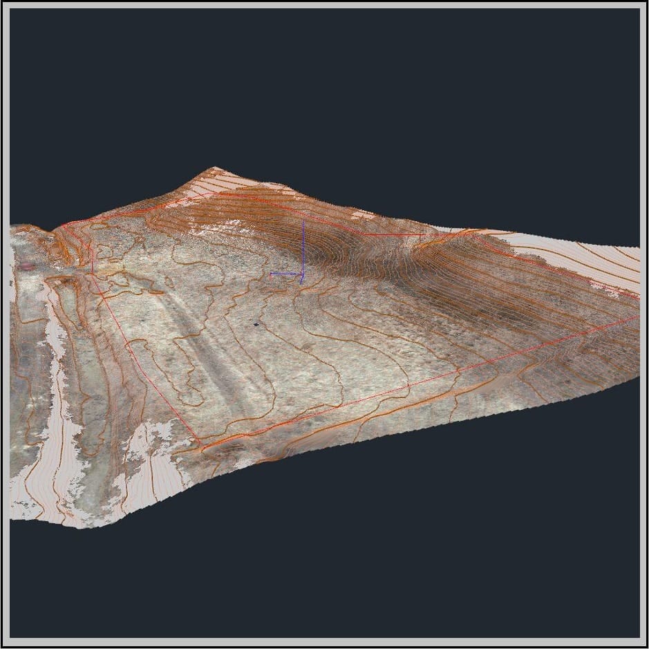Scanare și modelare 3D teren — casă de vacanță — imagine 3